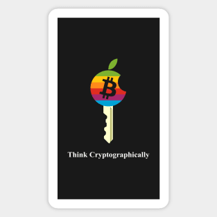 Think Cryptographically Sticker